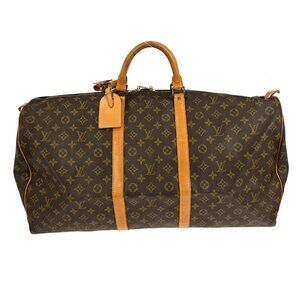 LOUIS VUITTON KEEPALL 60 TRAVEL HANDBAG MONOGRAM M41422 FH0930 YQ03980 BN02